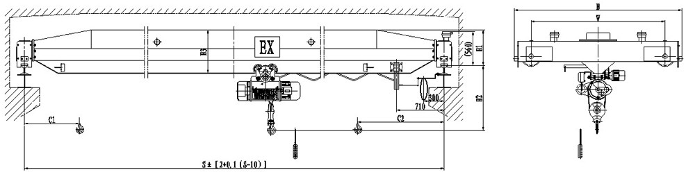 ex-single-girder-overhead-crane