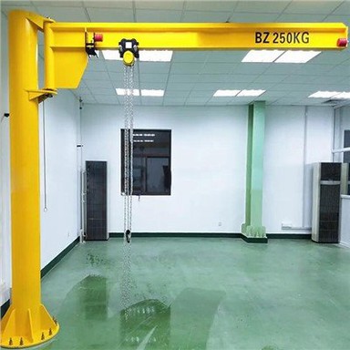 3 Ton Rotating Swivel Jib Crane Dengan Chain Block Hoist